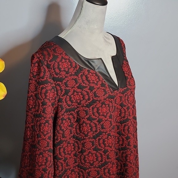 Catherines Red and Black Dress Size 1X NWT - Picture 4 of 15